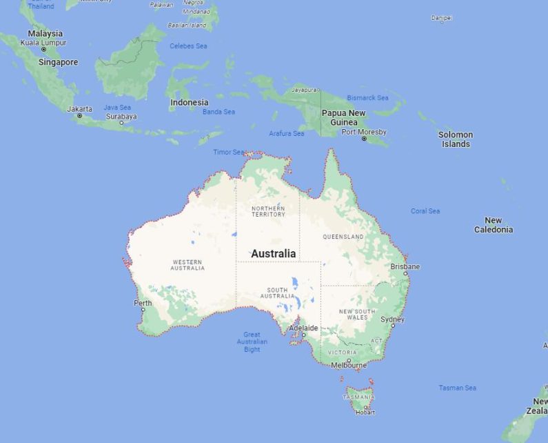 Australia Bordering Countries