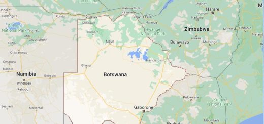 Botswana Bordering Countries