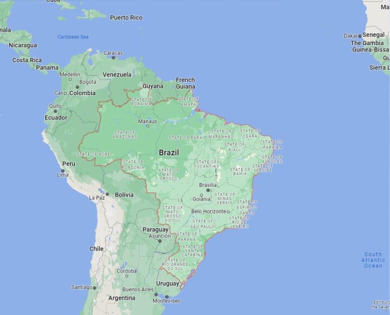 Brazil Bordering Countries