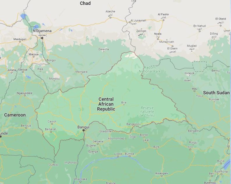 Central African Republic Bordering Countries