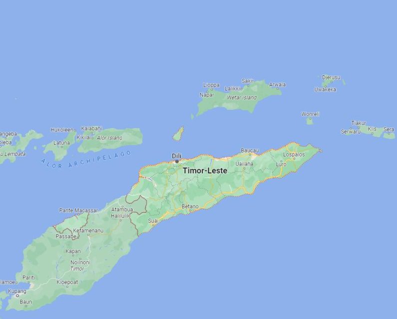 East Timor Bordering Countries
