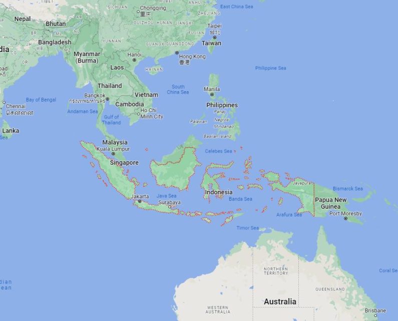 Indonesia Bordering Countries