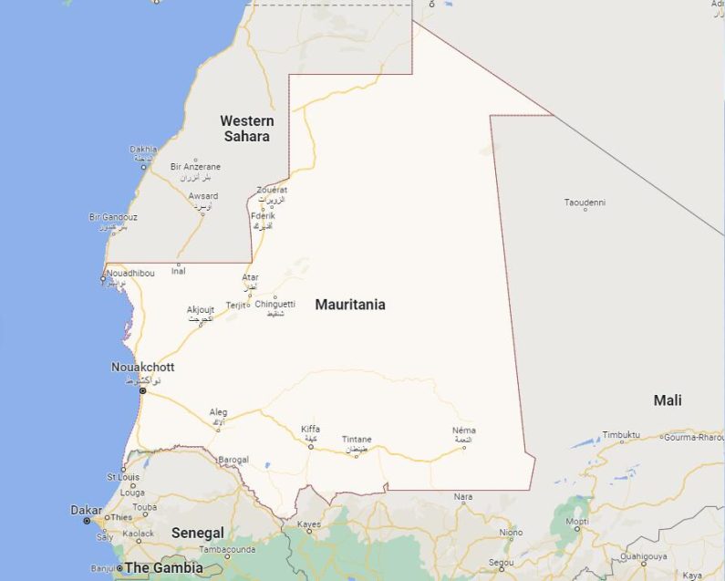 Mauritania Bordering Countries