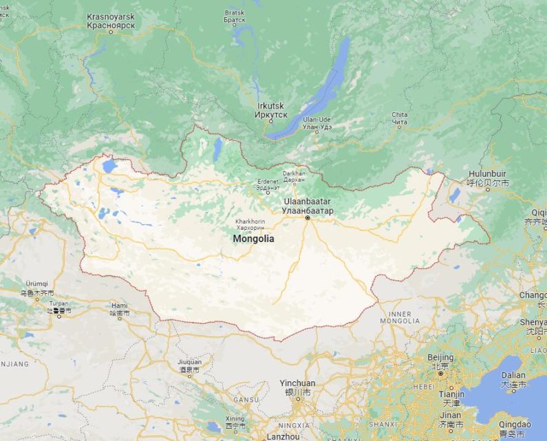 Mongolia Bordering Countries
