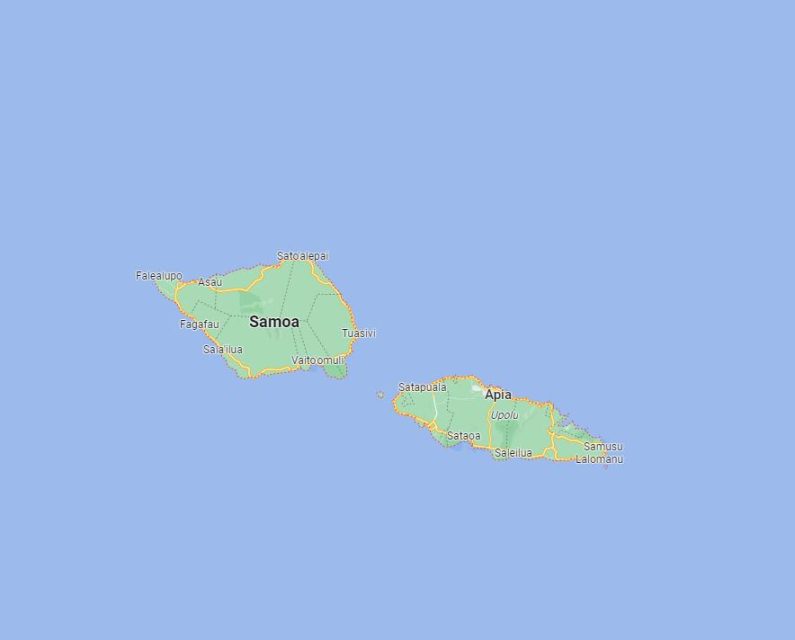 Samoa Bordering Countries