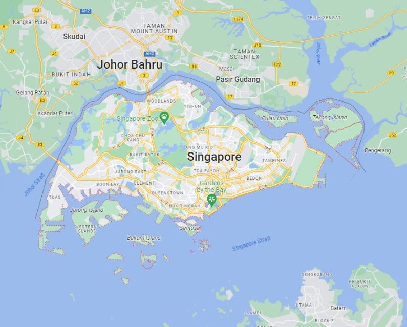 Singapore Bordering Countries