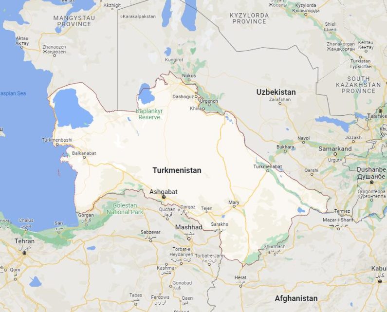 Turkmenistan Bordering Countries